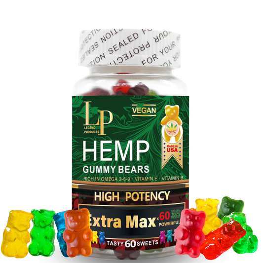 High Potency Hemp Gummies (60 Gummies)